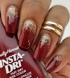 15 Stunning Nail Color Ideas for Dark Skin Tones - thepinkgoose.com Christmas Nails On Brown Skin, Manicure Dark Skin, Nail Colour For Brown Skin, Red Nails On Dark Skin, Dark Skin Art, Casual Winter Nails, Anc Nails, Nails On Dark Skin