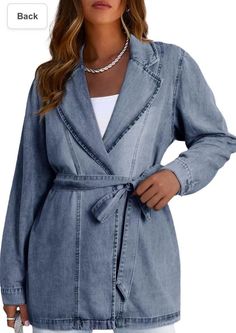 Elevate your casual look this fall with the Dokotoo Women Jean Jacket. This oversized jacket features a stylish lapel, belted design, and ample pockets for added convenience. The denim fabric provides stretchy comfort and durability, making it a perfect addition to your wardrobe for the season. The apricot color adds a touch of warmth to your outfit, making it perfect for any casual occasion. Dokotoo Fall Jackets for Women Jean Jacket for Women Lapel Belted Denim perfect condition cleaner ready to go never use never worn. New tags. Seller has perfect ratings and ships fast and secure. I’ve been in Ebay for over 26 years. Have fun Denim Outerwear With Lapel Collar For Fall, Oversized Denim Jacket With Lapel Collar For Fall, Denim Outerwear With Lapel Collar For Spring, Long Sleeve Denim Jacket With Belted Cuffs, Spring Denim Outerwear With Lapel Collar, Denim Jacket With Belted Cuffs, Casual Denim Belted Outerwear, Casual Belted Denim Outerwear, Utility Style Denim Belted Outerwear