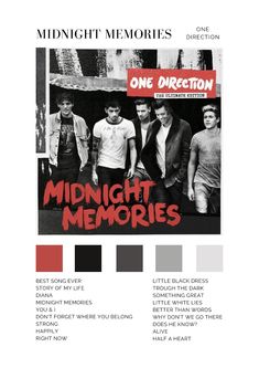 the band midnight memories is featured in this ad for one direction's upcoming album