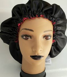 Satin Hair Bonnet, Sleep Exercise, Hair Dryness, Red Valentine, Big Curly Hair, Apply Makeup