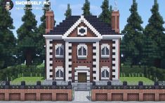 an image of a large house in minecraft