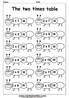 an addition worksheet with numbers and bugs