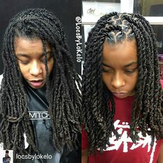 Locs Lobster Braids On Locs, Locs Styling, Women With Wick Locs, Wicks Locs On Females, Mermaid Locs On Real Locs, Matured Locs, Lock Styles, Long Locs, Sister Locks