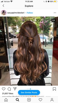 Honey Balayage, Boring Hair, New Hair Colors, Hair Color Balayage, Dream Hair, Brunette Hair, Hair Dos