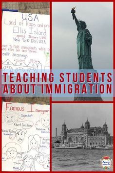 teaching students about immigrantism and the statue of liberty