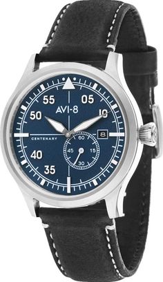 AVI-8 Flyboy Centenary Watch The Perfectionists, Watch Leather Strap, 2 Hands, Chrono Watches, Rimless Sunglasses, Handbag Shoes, Black Watch, Casio Watch, Automatic Watch