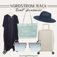 Get resort ready with these warm-weather accessories 🕶️👒

#resortwear #warmweatheraccessories #vacationvibes #travel #nordstromrack Resort Wear, Warm Weather, Travel