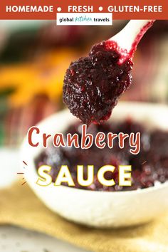 Homemade Cranberry Sauce Cranberry Apple Sauce, Keto Thanksgiving, Jellied Cranberry Sauce, Strawberry Jam Recipe