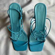 Perfect Condition, Never Worn. Fits True To Size. Adorable Blue Billini Heels Perfect To Compliment Any Vacation Or Spring Outfit! Heel Approx 4” Billini Heels, Blue Strappy Heels, Teal Heels, Strappy Heels, Spring Outfit, Color Blue, Louis Vuitton, Size 6, Heels