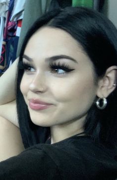 Nose Piercings, Swag Makeup, Maggie Lindemann, Cute Makeup Looks, Makeup Eye Looks, Pretty Hair, Pretty Makeup, Cute Makeup, Aesthetic Hair