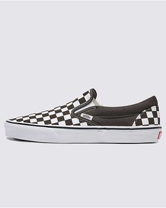 Classic Slip-On Checkerboard Shoe Vans Checkered, Checkered Vans, White Shoe, Vans Logo, Platform Mary Janes, Color Story, Snowboard Boots, Kids Sale, Vans Classic