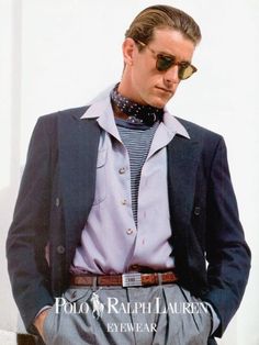 RL Ralph Lauren Ad, Andrew Smith, Bruce Weber, Mens Attire, Ralph Lauren Style, 1990s Fashion, Retro Men