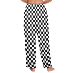 Women's Pajama Trousers without Pockets Type: 100% Polyester, for Women, One Piece. 9.84 Oz. Constructed with 100% soft polyester, skin-friendly and breathable. No pockets. The elastic waistband for a comfortable fit. Suitable for home wear, lounge set, sleepwear set, nightwear, etc. Size: XS, S, M, L, XL, 2XL. Please calculate your size from the measurement chart below. Garment care: hand wash with cold water. Do not use bleach. Do not tumble dry. Black Pants For Summer Pajama Party, Graphic Pajama Pants, Pyjamas Checkered, Black Plaid Pyjama Bottoms, Plaid Pajamas Bottoms, Checkered Pyjama Bottoms, Womens Pajamas Pants, Sleepwear Sets, Boring Clothes