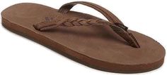 Leather Flip Flops, The Shape, Braided Leather, Flip Flop, Memory Foam, Leather Straps, Flip Flops, Braids, Nordstrom