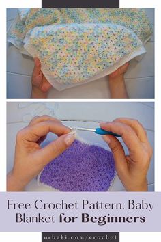 crochet pattern baby blanket for beginners