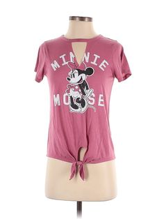 Disney Short Sleeve T Shirt Size: 3 Tops - used. 67% POLYESTER, 33% RAYON | Disney Short Sleeve T-Shirt: Pink Tops - Size 3 Cheap Disney Short Sleeve T-shirt, Cheap Pink Disney T-shirt, Disney Shorts, Pink Shorts, Pink Tops, Long Sleeve T Shirt, Short Sleeves Tops, Long Sleeve Tshirt, Women Handbags