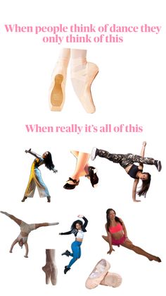 some people are doing different things with their feet in the air and one person is dancing