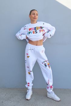 Mayfair x @iscreamcolour Somebody Loves You Sweatpants 2024 Wishlist, Pocket Sweatpants, White Crewneck, Fleece Pants, Mixtape, Oversized Fits, Best Sellers, Labour Day, Stylish Outfits