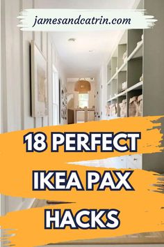 Discover amazing IKEA PAX hacks to transform your storage space! 🌟 Learn creative ways to customize your PAX wardrobe with these inspiring ideas. Perfect for maximizing space and adding a personal touch. Explore our collection and get inspired to revamp your bedroom! #ikea #ikeapaxhacks Pax Storage Basement, Ikea Furniture Hacks Closet, Best Ikea Bedroom, Walk In Closet Pax Ikea, Built In Pax Wardrobe Hacks, Pax Wardrobe Interior Ideas, Ikea Wardrobe With Desk, Above Wardrobe Storage Ideas, Ikea Pax Shoe Storage Ideas