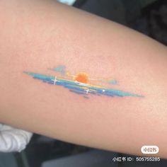 | Creative Tattoos Aesthetic By  Jackelyn Wertz Simple Colorful Tattoos, Small Tattoo Cover Up, Blue Color Tattoo, Tattoo Designs Color, Realism Tattoo Ideas, Colourful Tattoo, Lgbt Tattoo, Small Colorful Tattoos, Tattoos Aesthetic