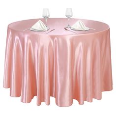 PRICES MAY VARY. Super size: our rose gold round satin table cover measures about 120 inches / 304 cm, large enough to decorate a table that can accommodate 16-18 persons; the beautiful design will instantly heighten the elegance of your table, a great choice for your gatherings Superb material: made of high-quality satin material, the round satin tablecloth is smooth and delicate, soft and comfortable to touch, with good brightness and drooping feeling, not easy to deform or damage; what's more Table Decor For Wedding, Wedding Banquet Table, Banquet Table Decorations, Satin Tablecloth, Decor For Wedding, Romantic Wedding Receptions, Birthday Table Decorations, Stained Table, Banquet Table