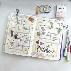 Bullet Journal For Beginners, Journal With Me, Hello October, Relaxing Time, Plan With Me, Bullet Journal Mood