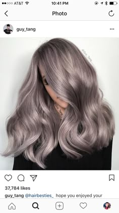 Light Ash Blonde Hair, Silver Hair Highlights, Hair Color Pictures, Ash Blonde Hair Colour, Guy Tang, Hair Silver, Silver Hair Color, Silver Blonde