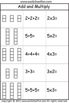 the worksheet for addition and multiply is shown in this printable version