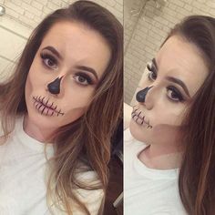 Spider Web Makeup, Meme Costume, Creepy Halloween Makeup, Cute Halloween Makeup, Skeleton Makeup, Cool Halloween Makeup, Spooky Skeleton, Ear Wax Removal, Pretty Halloween