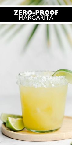 a close up of a margarita on a plate