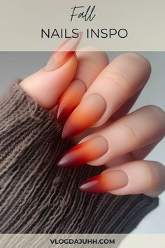 Explore a variety of fall nail designs that are perfect for this season. From warm tones to elegant patterns, find the look that's right for you. #FallNails #AutumnNailArt #NailDesigns #FallNailInspo #NailArtTrends #AutumnNailColors #SeasonalNails #NailInspiration #Spooky_Thanksgiving_Nails #Orange_And_Maroon_Nails #Fall_2025_Nails #Paprika_Nails Fall Colors For Nails 2024, Ombre Thanksgiving Nails, Spooky Thanksgiving Nails, Orange And Maroon Nails, Fall Nail Orange, Fall Orange Nail Designs, Classy October Nails, Fall Nails Leaves Autumn, Nov Nail Designs