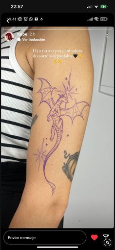 Dragon With Vines Tattoo, Storm Dragon Tattoo, Pretty Dragon Tattoo For Women, Wyrm Tattoo Design, Fantasy Forearm Tattoo, Flying Dragon Tattoo For Women, Cute Dragon Tattoo Designs, Ella Enchanted Tattoo, Dream Catcher Elbow Tattoo