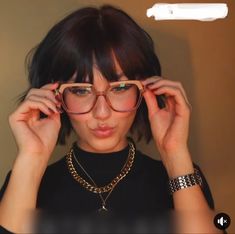 Cat Eye Glass, Square Glass, Bangs, Hair, Quick Saves