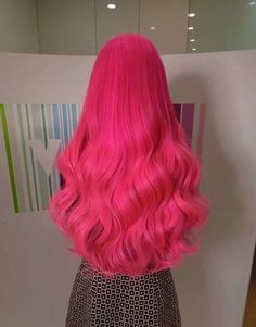 15 Hairstyles, Bright Pink Hair, Hot Pink Hair, Geometric Hair Clip, Pretty Hair Color, Hair Color Pink, Hair Color Blue, Hair Dye Colors, Red Hair Color