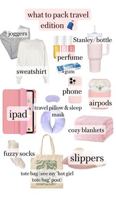 the ultimate travel packing guide for women in pink, white and blue with text overlay