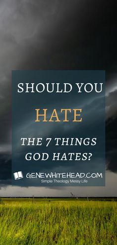 It's true that the Bible tells us that there are seven things God hates. It's also true that God is full of mercy, but he will not tolerate evil. How should you respond to the 7 things God hates? #faith #bible #christian #proverbs #wisdom #thingsgodhates #simpletheology #simpletheologymessylife 7 Things God Hates, Christian Proverbs, Christmas Savings, Faith Bible