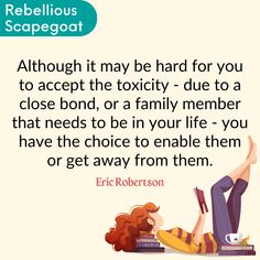 Although it may be hard for you to accept the toxicity - due to a close bond, or a family member that needs to be in your life - you have the choice to enable them or get away from them. Heal Thyself, Attachment Theory, Parenting Knowledge, Family Support, Relatable Stuff, The Choice, Child Care, Positive Parenting