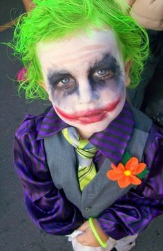 Scary Kids Costumes, Vampire Makeup Halloween, Makeup Zombie, Makeup Clown, Scary Kids, Joker Halloween, Halloween Infantil, Joker Makeup