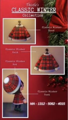 the instructions for how to make a christmas dress