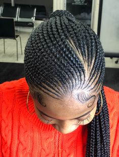 Cornrows Ponytail, Braided Ponytail Black Hair, Amazing Braids, Cornrows With Box Braids, Cornrow Braid Styles, Alopecia Hairstyles