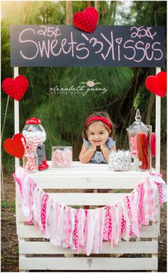 Our Stand would make the sweetest kissing booth.   Valentine Photo Shoot | Sweet & Kissing Booth | Elizabeth Garay Photography Photography Mini Sessions, Booth Wedding