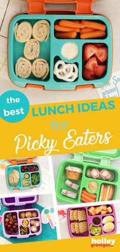 the best lunch ideas for picky eaters are packed with fresh fruit and veggies