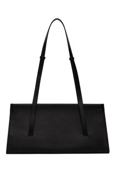 Black Baguette Bag by Aesther Ekme on Sale Cheap Single Compartment Baguette Pouch Bag, Cheap Simple Rectangular Baguette Bag, Cheap Solid Color Baguette Bag With Double Handle, Cheap Rectangular Baguette Bag, Aesther Ekme Bag, Black Baguette Bag, Baguette Bag, Calf Skin, Clothing Accessories