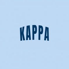 an airplane flying in the sky with the word kappa on it