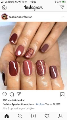 Dip Powder Nails For Fall, November Nails Square, Sparkle Nails Glitter, Nail Designs Sparkle, Cute November Nails, November Nails Colors, Glitter Gel Nail Designs, November Nail, November Nail Designs