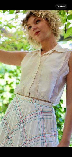 Original cream silk blouse/top with tulle on the back. No Label Materials: Silk, Tulle Front closure with 4 buttons and one hock at the hem. Excellent vintage conditions. Estimated S/M (see measurements) Measurements (taken with garment laying flat - double chest and waist) Arm pit to Arm pit 45 cm - 17.7 inches Waist 34 cm up to 40 cm -  13.3 to 15.7 inches Back length (from neck bottom to hem) 47  cm - 18,50 inches Follow us on Instagram @by_waltz https://www.instagram.com/by_waltz/ Summer Button-up Top With Sheer Sleeves, Summer Sheer Sleeves Button-up Blouse, Sheer Silk Tops For Daywear, Fitted Sheer Sleeveless Blouse, Feminine Sheer Tops For Daywear, Sheer Sleeves Top For Spring Daywear, Spring Tops With Sheer Sleeves For Daywear, Spring Top With Sheer Sleeves For Daywear, Sheer Sleeveless Top For Daywear