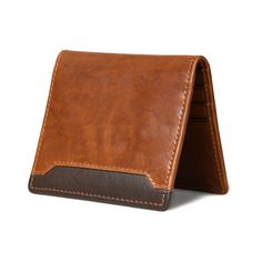 A sleek and practical accessory designed to streamline your everyday carry. Crafted with meticulous attention to detail, this card holder combines functionality with understated elegance, making it the perfect choice for both business and casual use. Handcrafted from full-grain buffalo leather, this card holder offers durability to withstand the rigors of daily life. The rich, warm hue adds a touch of timeless style to your ensemble, making it a versatile addition to your accessories collection. Modern Leather Card Holder With Interior Slots, Brown Rfid Blocking Card Holder For Business, Modern Card Holder For Everyday Carry With Interior Slots, Modern Card Holder With Interior Slots For Everyday Carry, Modern Leather Card Holder For Business, Modern Leather Business Card Holder, Leather Rectangular Card Holder With Card Slots, Modern Brown Wallets With Rfid Blocking, Leather Business Card Holder With Interior Slots