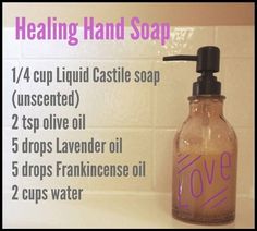 Homemade Hand Soap, Săpunuri Handmade, Diy Kosmetik, Young Living Oils, Diy Essential Oils, Homemade Remedies, Oil Uses, Essential Oil Uses