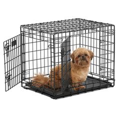 Ultima Pro (Professional Series & Most Durable MidWest Dog Crate) Extra-Strong Double Metal Dog Cage, Door Folding, Airline Pet Carrier, Dog Crates, Dog Cage, Pet Kennels, Wire Dog Crates, Dog Gate, Dog Cages