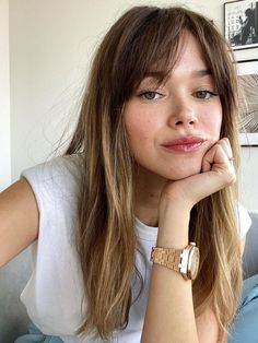 Curtain Bangs Are Everywhere - Here's How to Get Them Valeria Lipovetsky, Curtain Bangs, Hair Today, Hair Dos, Messy Hairstyles, Hair Day, Hairstyles With Bangs